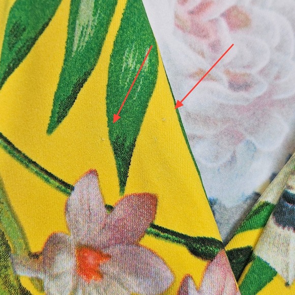 Boston Proper Yellow Floral Maxi Dress Sleeveless‎ Wrap Style Size L Summer - Picture 6 of 12